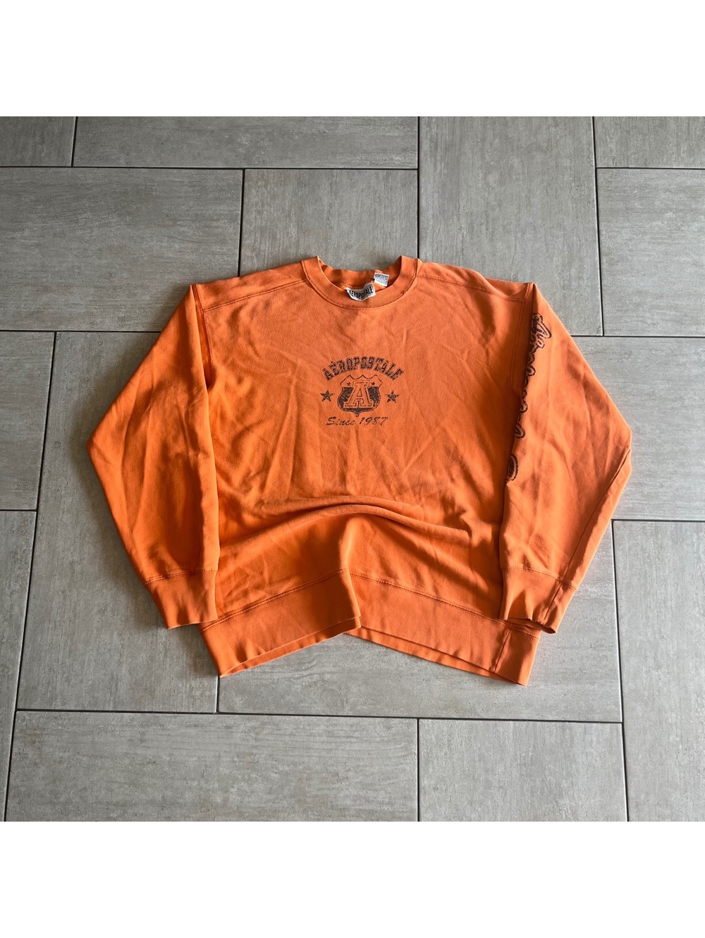 Vintage Aeropostale Orange Crewneck Sweatshirt